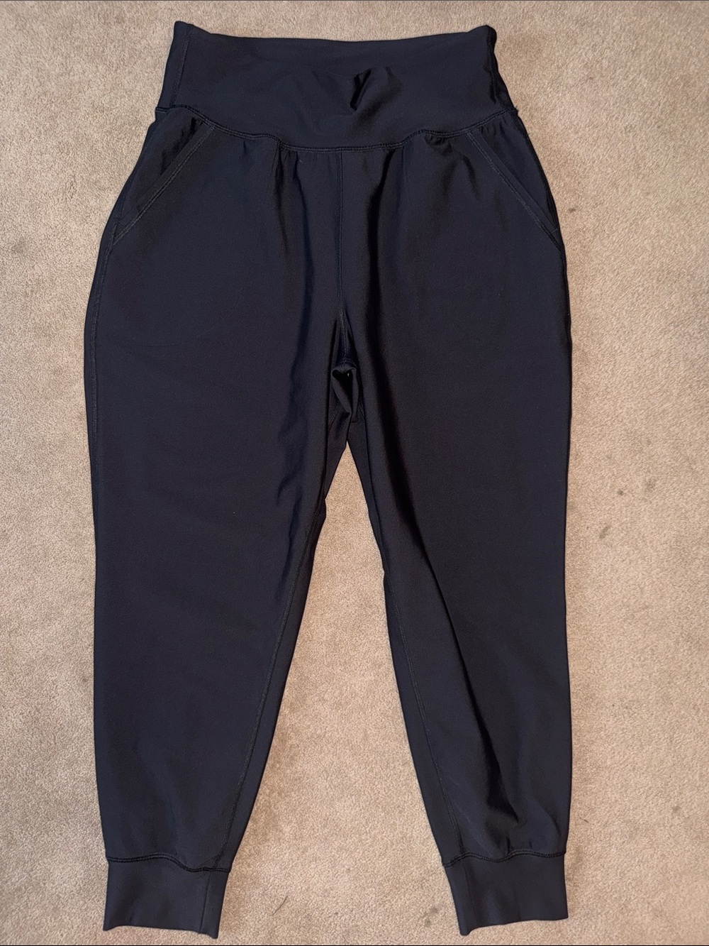 Old Navy size large active powersoft high rise jogger go-dry black L women’s